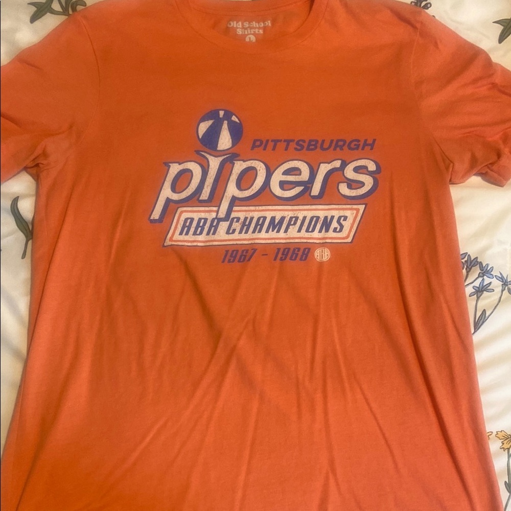 Orange Pittsburgh Pipers T-Shirt